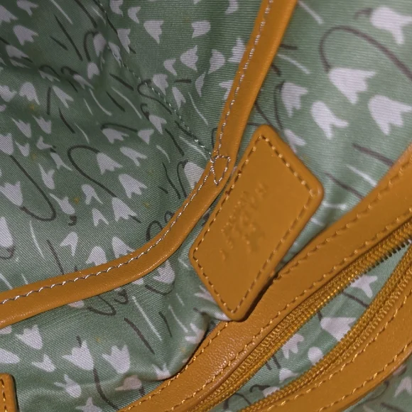 RADLEY LONDON Yellow Hobo Bag with Drawstring Closure - Picture 9 of 9